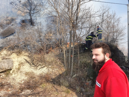 Pomoć vatrogascima JVP Posušje u gašenju požara u Podbiloj i Zagorju