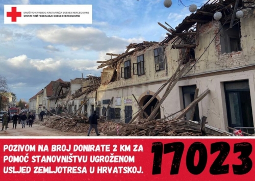 Otvoren humanitarni broj za pomoć Republici Hrvatskoj