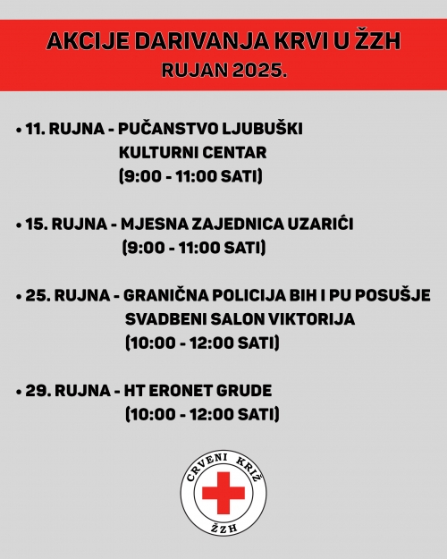 Foto: Crveni križ ŽZH