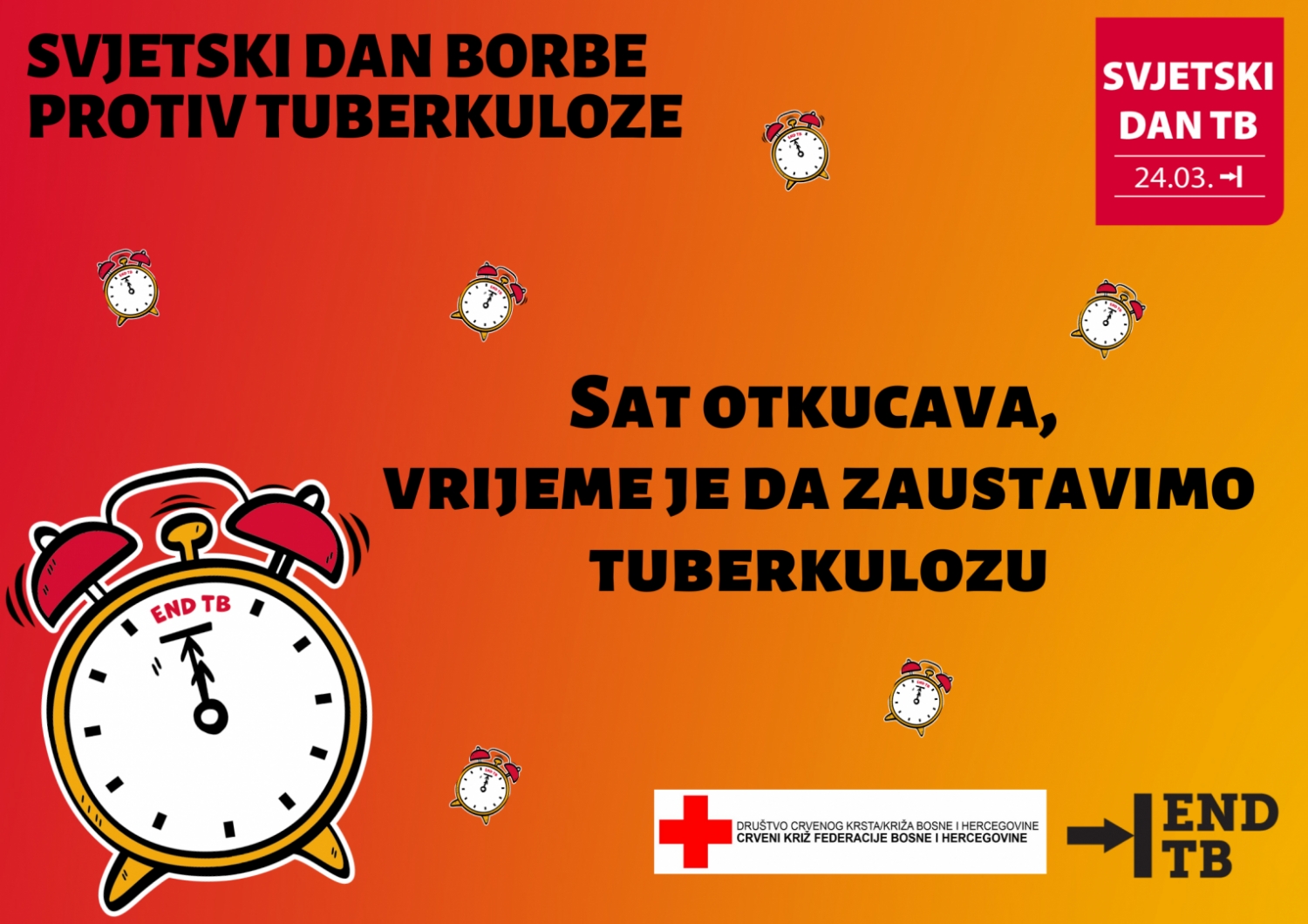 Svjetski dan borbe protiv tuberkuloze: Sat otkucava, vrijeme je da zaustavimo tuberkulozu!